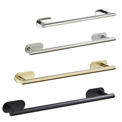 1PCS Stainless steel Towel Rail Bar Rack Wall Hanging Storage Shelf Tissue Paper Holder for Toilet Bathroom Hardware Accessories