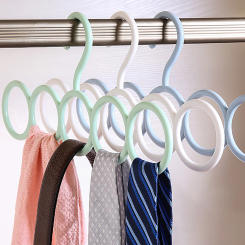 1pc Plastic Solid Pants Hanger,Multifunctional Hanger Pants Hanger Scarf Storage Hange