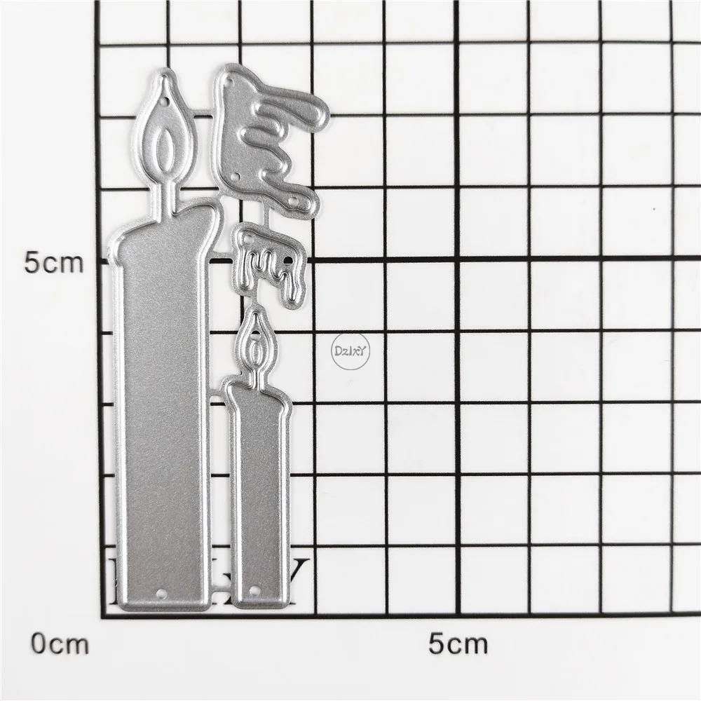 Description Picture 5 of itemDzIxY Candle Flame Metal Cutting Dies for Card Making Paper Embossing Die Cuts Sets Album Crafts 2023 New Templates Stencils