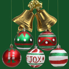 6Pcs/Box Electroplated Painted Ball Christmas Tree Ornament Plastic New Year Christmas Gifts Boxes Pendant Pendant Drop Ornament
