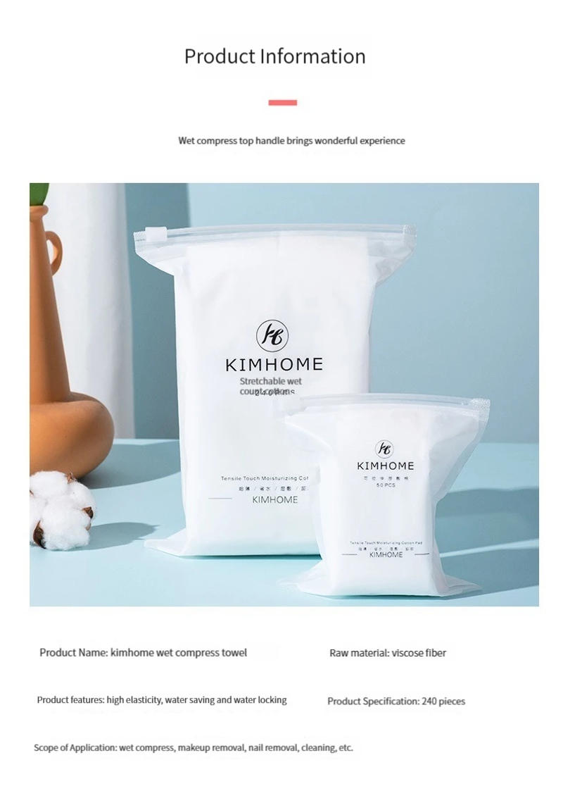 Description Picture 6 of item240PCS Multi Functional Cotton Pad Wet Cotton Special Stretchable Thin Makeup Remover Cotton Toner Facial Mask Paper Soft and Sk