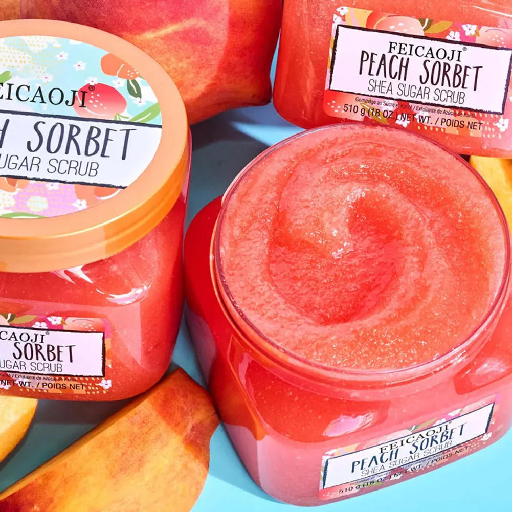 Description Picture 5 of itemShea Sugar Body Scrub Coconut Watermelon Rose Alpha Arbutin Hydrating And Exfoliating Scrub for Nourishing Includes Loofah Tool