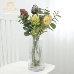 WQNJIN High-end Artichoke Fruit Artificial Plants Living Room Decoration Flower Arrangement Accessaries Plantas Artificales