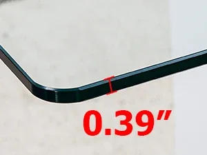 Description Picture 5 of itemDining Table and Chairs, Fits 6, White Glass Table with Faux Leather Chairs, Kitchen Display Table, 6-Piece Dining Tables Set