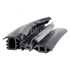 Custom Solar Sealing Strip Rubber T for Photovoltaic Bracket Metal Cable Trench Cover Panel Seals  Black White