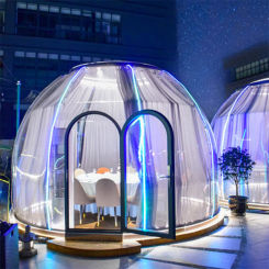 Star bubble house outdoor transparent tent residential scenic spot leisure camping star empty room