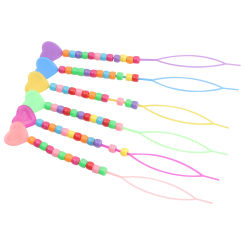 Lovely Pull Hair Needle Portable Hair Braid Needle Manual Hair Bun Tool Special Braid Hair Tool for Kids Use with Beads (R