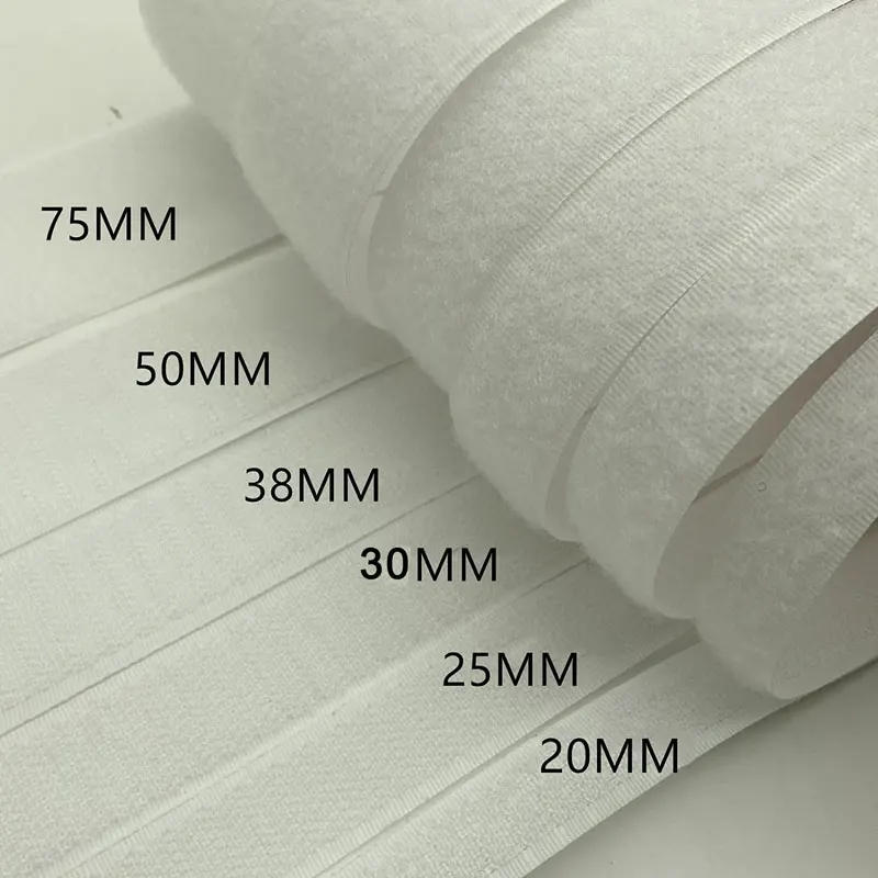 Description Picture 5 of item1-25Meters Sew On Hook and Loop Tape Fastening Nylon Fabric Tape Non-Adhesive Fastener Strips Interlocking Tape 16/20/25/30/50mm