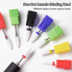 Ceramic Tungsten Nail Drill Bits Milling Cutter For Manicure Pedicure Nail Files Buffer Nails Art Equipment Accessories Tool