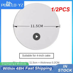 Round Acrylic Cake Discs Topper Reusable Cake Boards Disk Base For Cakes Trimming Decorating Supplies Bakeware