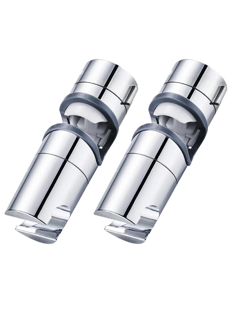 Description Picture 6 of item2pcs No Drilling Rustproof Universal Home Hotel For Slide Bar 360 Rotation Decorative Shower Head Holder Bathroom Replacement