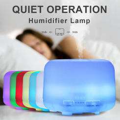 500ml Essential Oil Diffuser Timing Function Aroma Diffuser Ultrasonic Air Humidifier with Remote Control for Home Office