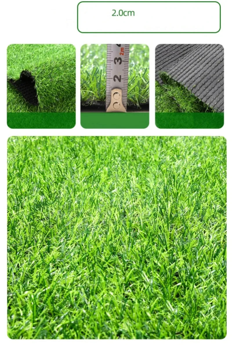 Description Picture 5 of itemArtificial Turf Grassland Simulation Grass Rug Moss Lawns Fake Green Grass Carpet Plant Outdoor Decoration Garden Accessories
