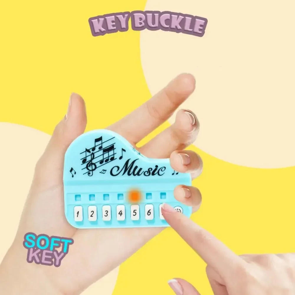 Description Picture 5 of itemMini Lovely Fresh Creative Cartoon Music Electronic Piano Keychains Couple Pendant Cute Exquisite Key Ring Funny Birthday Gift