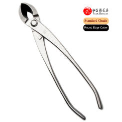 Standard Grade 205 mm Round Edge Cutter 3Cr13 Alloy Steel Bonsai Tools