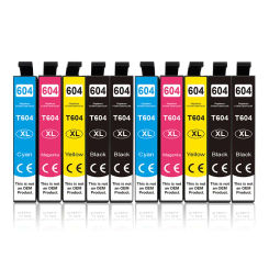604XL Ink Cartridge FULL For Epson T 604 T604 XL with Chip Compatible XP 2200 2205 3200 3205 4200 4205 WF 2910 2930 2950 Printer
