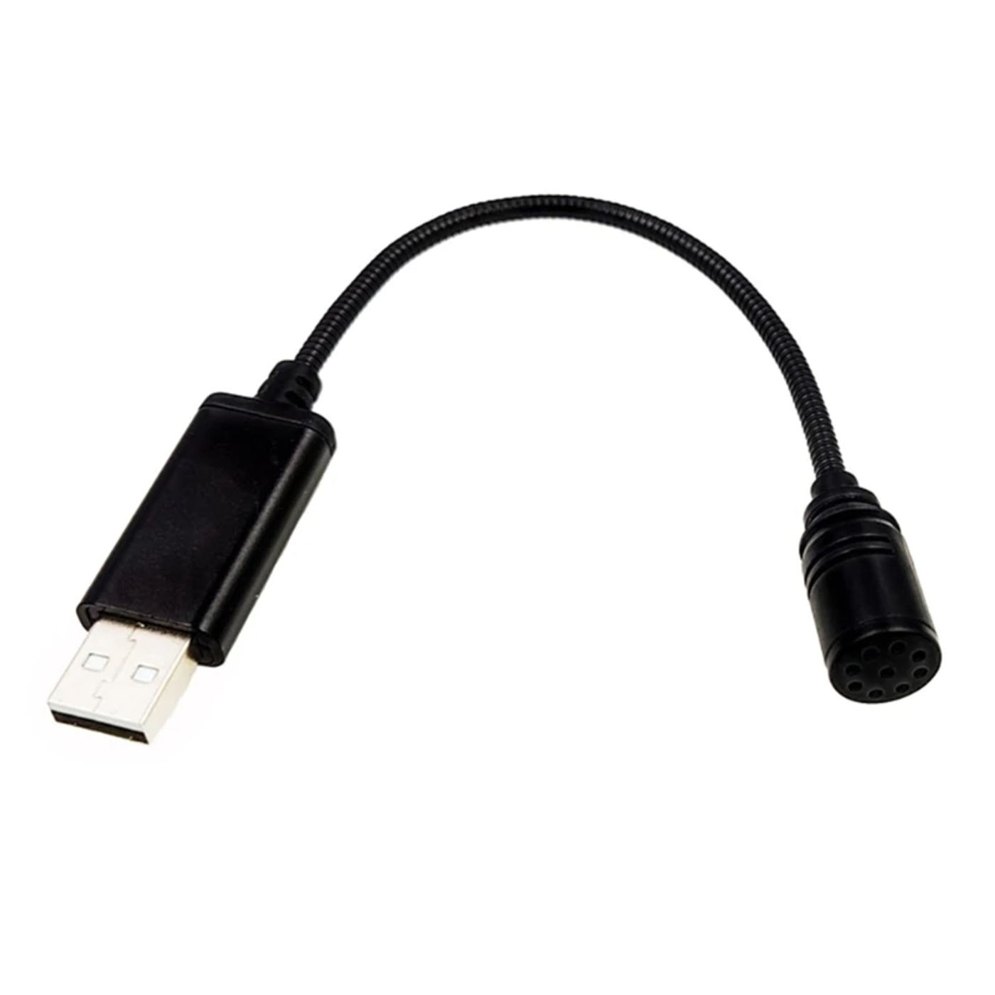 Description Picture 6 of item20/25cm Portable USB 2.0 Microphone Adjustable Mini MIC Anti-Noise Audio Adapter for Laptop/Notebook/PC