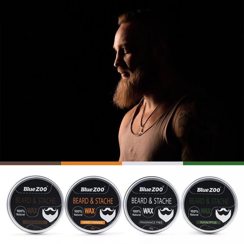 Description Picture 3 of itemPromotes Healthy Growth Natural Organic Beard Wax Nourishes Beard High-quality Gentle On Skin Beard Conditioner Beard Grooming