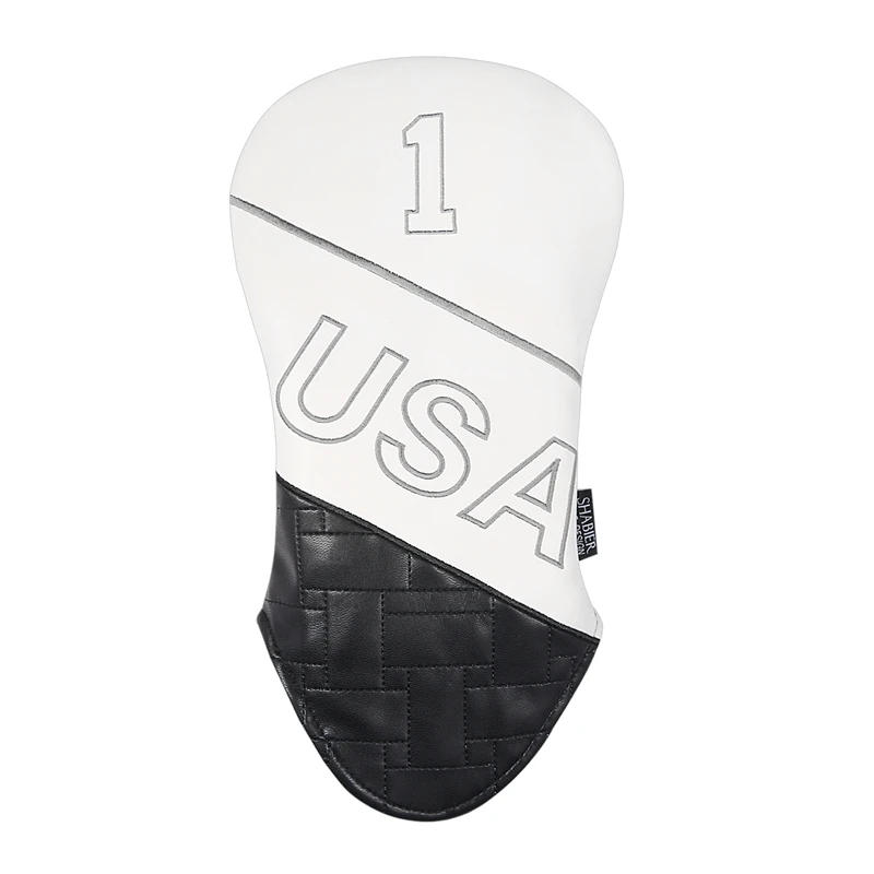 Description Picture 3 of item1 3 5 H PU Leather Golf Club Headcover for Driver Cover Fairway Wood Cover Hybrid Cover