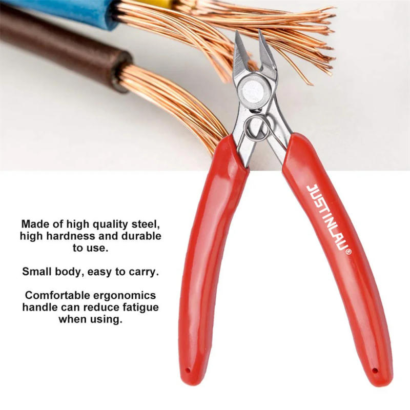 Description Picture 5 of itemUniversal Stainless Steel Pliers DIY Electronic Diagonal Side Cutting Nippers Wire Cable Cutter 3D Printer Parts Hand Tools