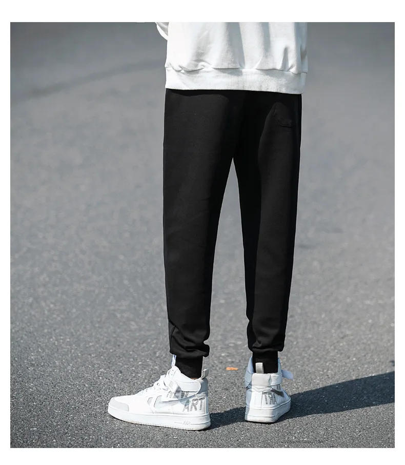 Description Picture 5 of itemMen's casual pants spring and autumn loose and versatile leggings cropped pants trousers joggers