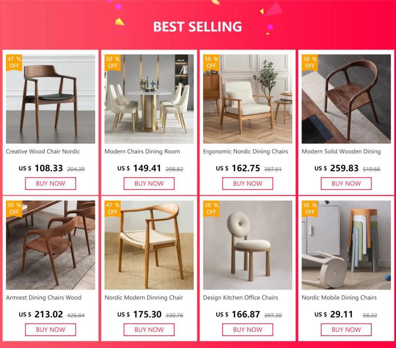 Description Picture 2 of itemModern Solid Wooden Dining Chairs Design Kitchen Dinner Armchair Black Walnut Luxury Mobile Relax Sillas De Comedor Furnitures