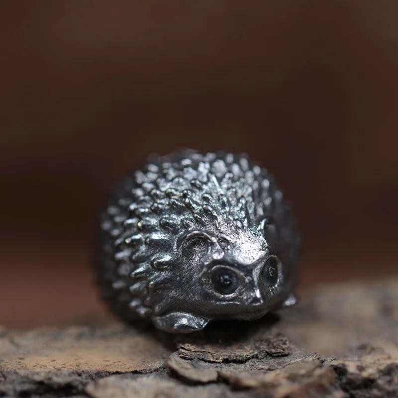 Description Picture 5 of itemHedgehog Brass Knife Bead EDC Outdoor DIY Paracord Woven Bracelets Accessories Lanyard Pendant Umbrella Rope Flashlight Hangings