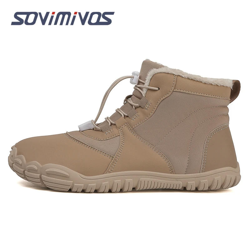 Description Picture 5 of itemSnow Boots Winter Slip on Ankle Booties Barefoot Hiking Shoes for Men Women Hiking Boots | Zero Drop, Wide Toe Box, Minimalist