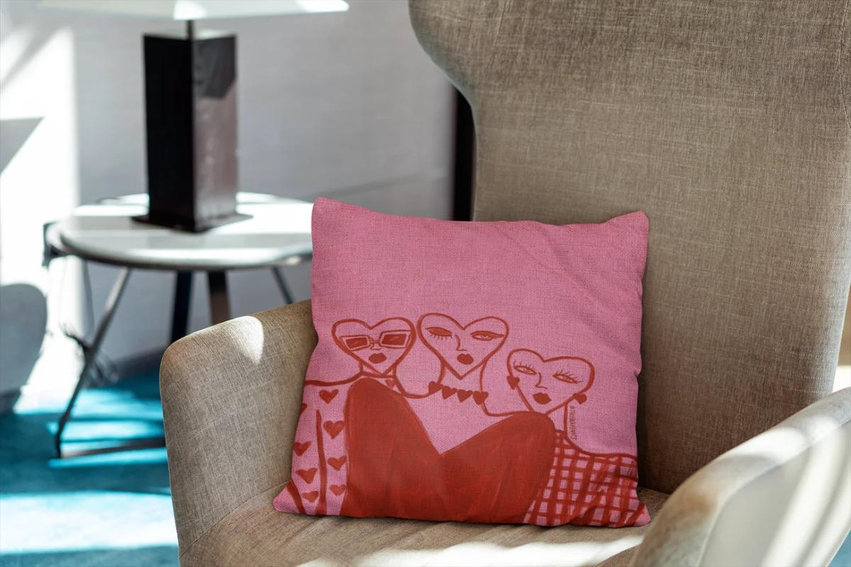 Description Picture 4 of itemCartoon Funny Vintage Print Pattern Sofa Cushion Cover Pillow Case Home Decoration Party Car Bedding