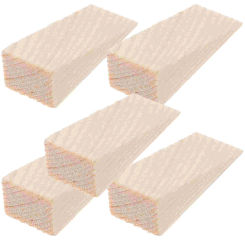 5 Pcs Baby Safety Door Stopper Bedroom Blocker Handles Non-slip Holder Wedge Woodgrain Doorstopper