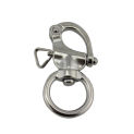 316 Stainless Steel Swivel Shackle Quick Release Boat Anchor Chain Eye Shackle Swivel Snap Hook for Marine Architectural