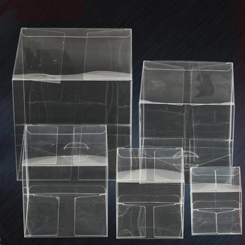 Description Picture 5 of itemSquare Clear PVC Boxes Gift Packaging Box for Candy/Chocolate/Toys/Jewelry/ Display Storage Wedding Party Favor Gift Packing Box