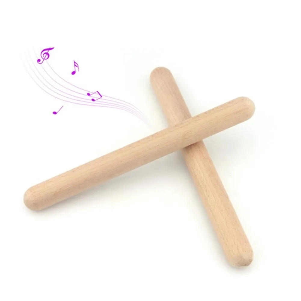 Description Picture 6 of item2pcs Wooden Drum Sticks for Kids - Classical Music Rhythm Sticks for Beginners - Perfect Percussion Toy Gift for Kids