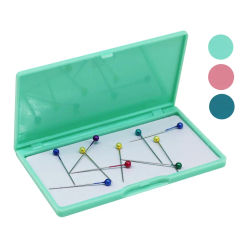 1Pc Magnetic Needle Storage Case Rectangle Sewing Needle Holder Pincushion Case Organizer for Storage Sewing Tool Accessories