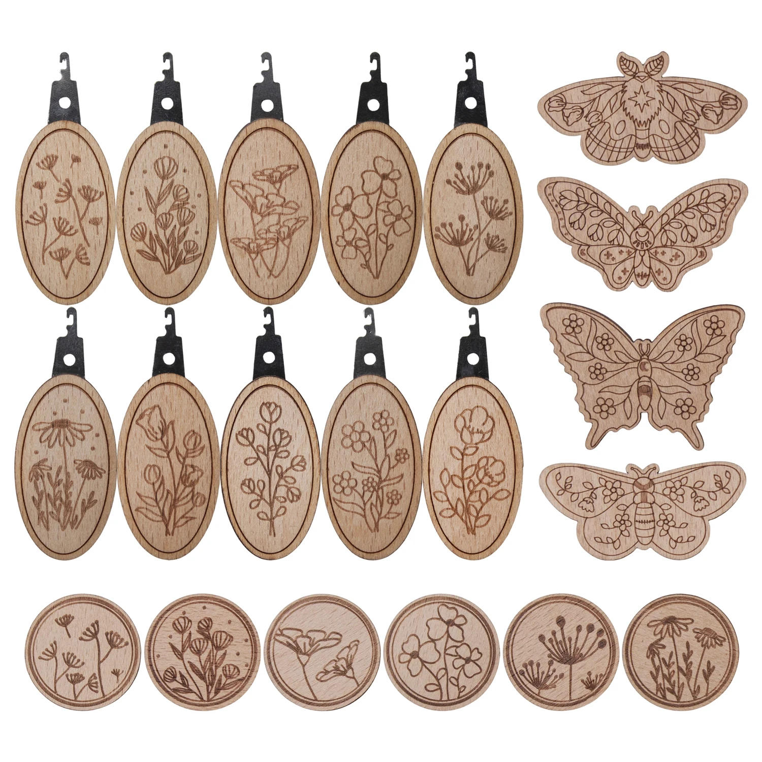 Description Picture 4 of item4pcs Needle Minder for Cross Stitch,Flower Patterned Needle Keepers,Magnetic Needle Nanny,Embroidery Sewing Pin Holders Crafts