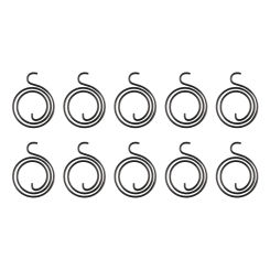 10pcs Door Knob Handle Spring Replacement Torsion Springs For Door Knob Lever Latch Internal Coil Repair Spindle Springs