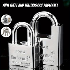 Stainless Steel Padlock Household Small Lock Head Anti-theft and Anti Prying Lock Dormitory Waterproof and Anti Rust Lock Locker
