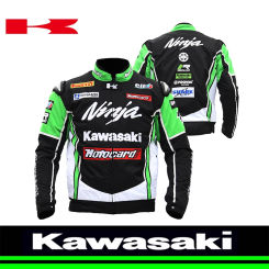 Brand new Kawasaki cycling windproof jacket, anti drop waterproof motorcycle riding suit