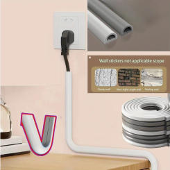 1PC 78.74in/39.37in Trunking Floor Anti Stepping Invisible Management Trunking Covering Ground Exposed Wire Routing Trunking