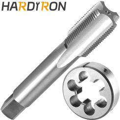 Hardiron M25 X 1.5 Tap and Die Set Right Hand, M25 x 1.5 Machine Thread Tap & Round Die
