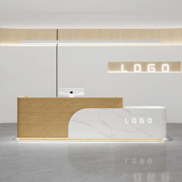 Cashier Beauty Reception Desks Conference Office Front Luxury Store Nail Reception Desks Hotel Scrivania Ufficio Furniture