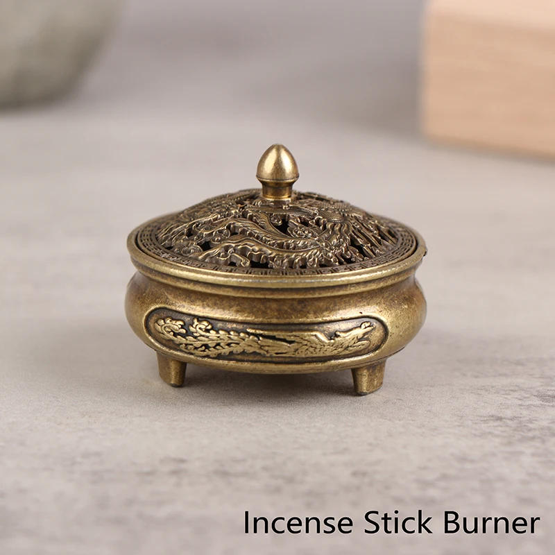 Description Picture 2 of itemBuddhist Utensils Incense Burner Lotus Incense Censer Alloy Sandalwood House Furnishings Home Office Decoration