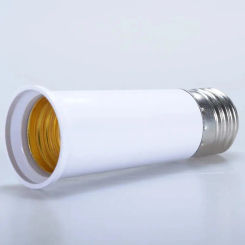 E27 To E27 65mm Extend Socket Base Lamp Holder Converter Light Bulb Cap Conversion Adapter Extension Socket