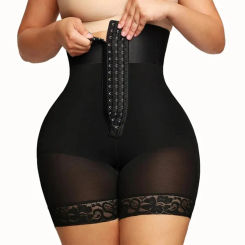Fajas Colombianas BBL Sculpting Butt Lifter Shapewear for Women High-waisted Shorts Tummy Control Panties Postpartum Girdle faja