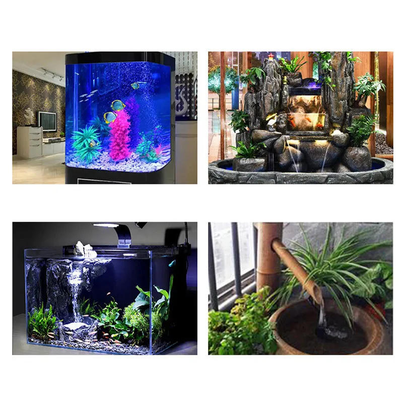 Description Picture 4 of itemAC 220V EU US Plug 2.5W 5w 10w Submersible Water Pump Aquarium Fountain Pump Air Fish Pond Pool Tank Water Pump