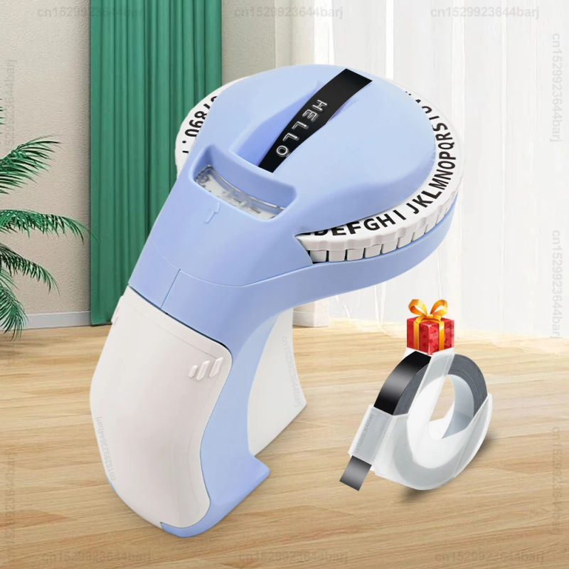 Description Picture 6 of itemMini Portable Label Maker B90 Self-adhesive 3D Embossing Label Printer Similar as DYMO 12965 Label Machine with Dymo 3D Label