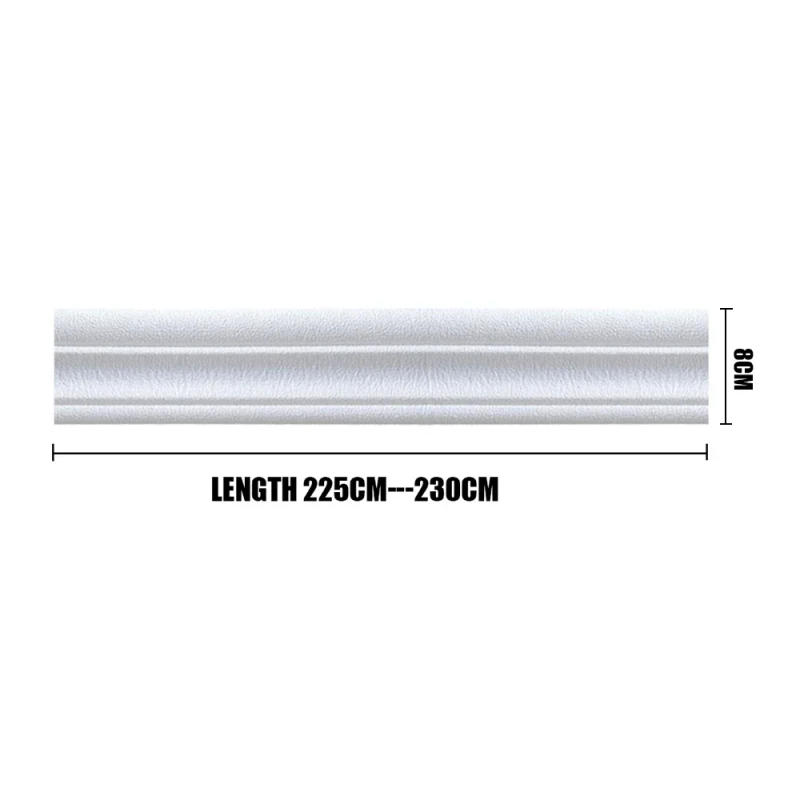 Description Picture 5 of item15 Styles 3D Foam Self Adhesive Wall Stickers Door Frame Edge Strip Edge Band Wall Skirt Decor Waist Line Wallpaper Skirting