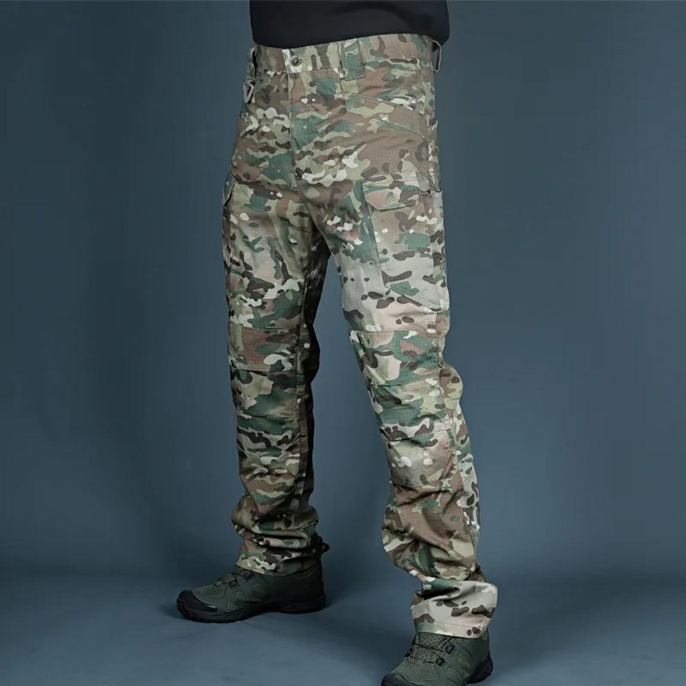 Description Picture 6 of itemTactical Military Waterproof Hiking Pants Men Multi-pocket Camouflag Combat Joggers Outdoor Camping Climbing Hunting Trousers