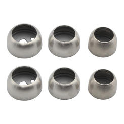 Stainless Steel Closet Wardrobe Rod Holder Socket End Support Bracket Flange for Wardrobe Curtain Cloth Rod 19/22/25mm