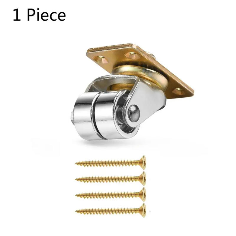 Description Picture 6 of itemDouble Wheel Casters Rust Resistant Metal Furniture Caster Stable Plate Casters Durable Piano Accessories For Piano Frames